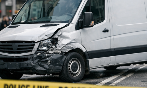 Hit by a company car?