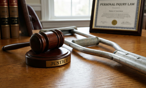 Cinematic close-up of a wet grocery store floor in McAllen Texas without a caution sign, reflecting fluorescent lighting