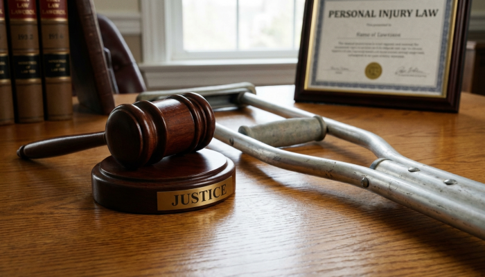 Cinematic close-up of a wet grocery store floor in McAllen Texas without a caution sign, reflecting fluorescent lighting