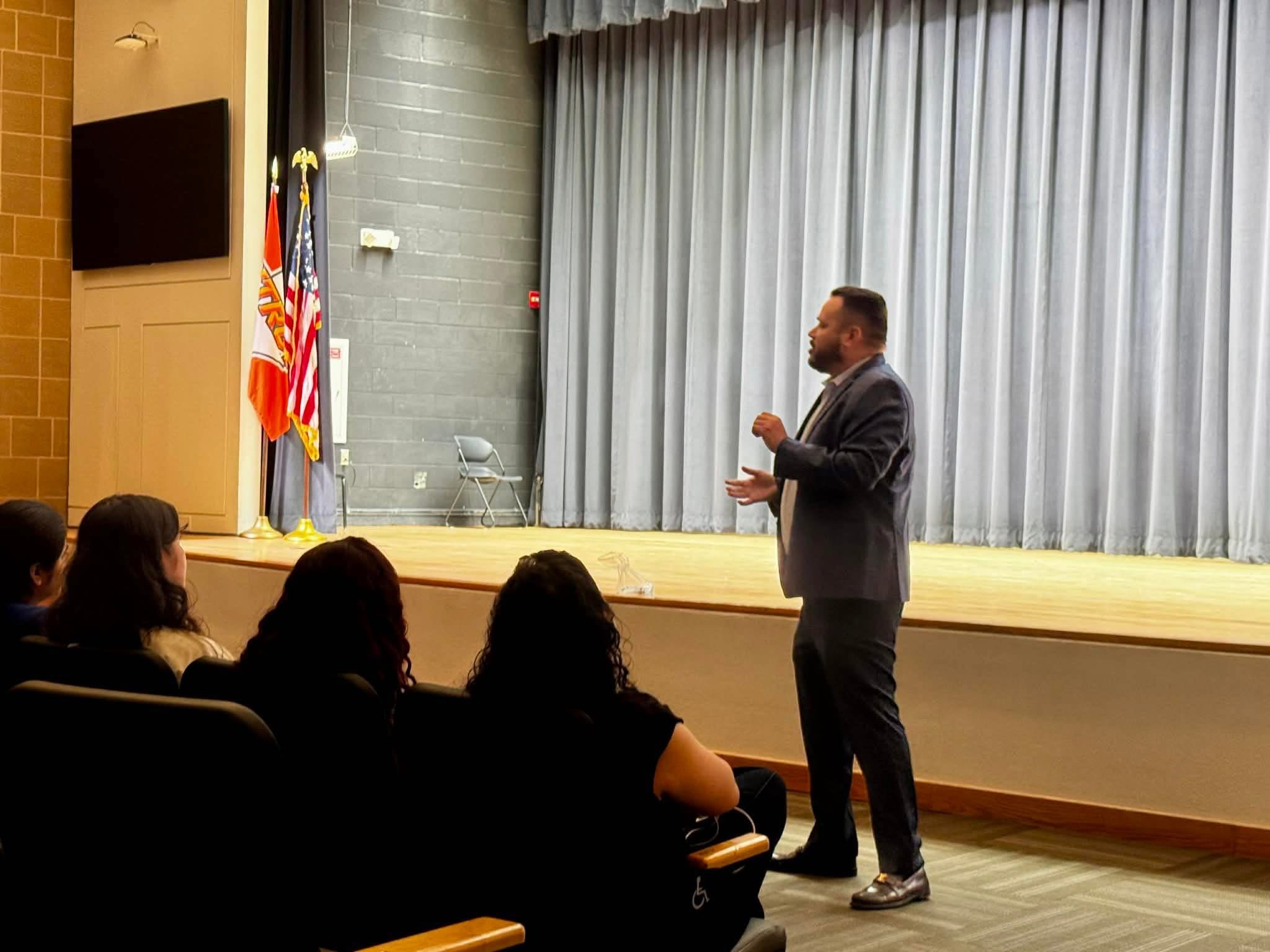 McAllen Texas Personal Injury Attorney Chris Sanchez at event